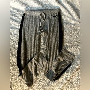 gray pink joggers